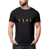 Men's T-Shirt Black - Nick Galis 'Four Figures' Image 