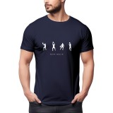 Ανδρικό T-Shirt Μπλε - Nick Galis 'Four Figures' Εικόνα 