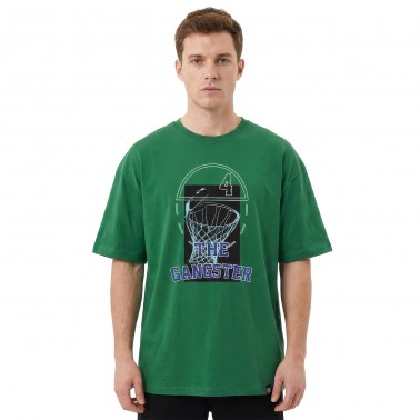 Men's T-Shirt Green - Nick Galis 'Basketball'