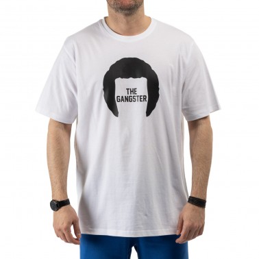 Men's T-Shirt White - Nick Galis 'The Gangster'