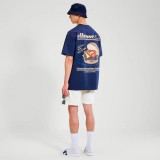 ELLESSE TEES SHORTS BYRONSO TEE SHZ21992-429 Blue Image 2