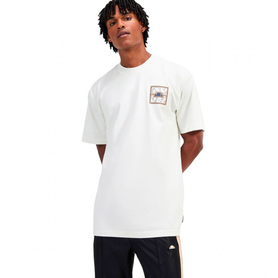 Ανδρικό T-Shirt Εκρού - Ellesse Sartoria Peroli