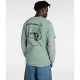 Ανδρικό T-Shirt Πετρόλ - Vans Expand Visions Εικόνα 0