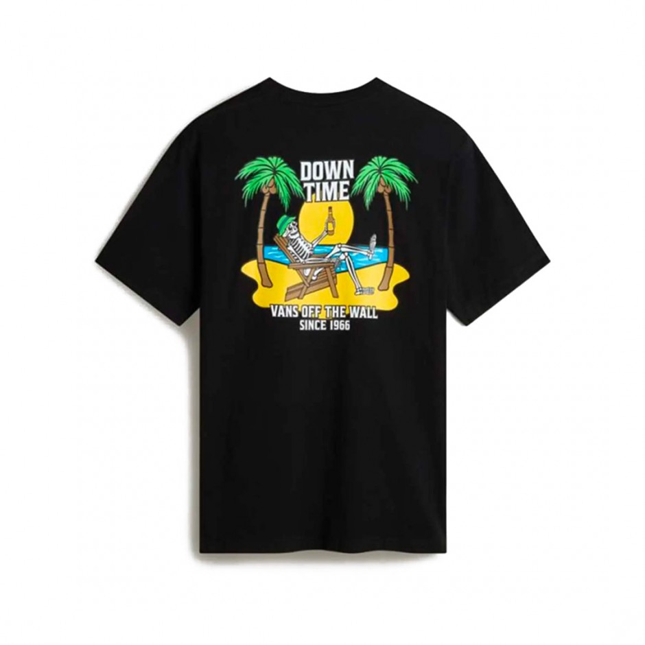 Ανδρικό T-Shirt Μαύρο - Vans Down Time