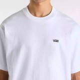 Ανδρικό T-Shirt Λευκό - Vans Left Chest Embroidered Logo Εικόνα 1
