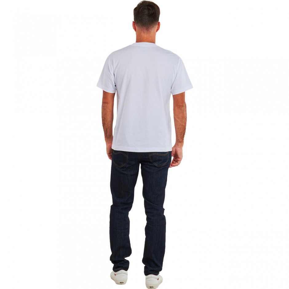 Ανδρικό T-Shirt Λευκό - Vans Left Chest Logo