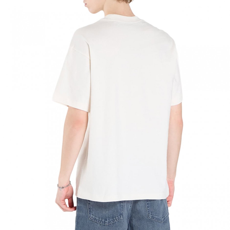 Ανδρικό T-Shirt Εκρού - Vans Blocked Box Loose