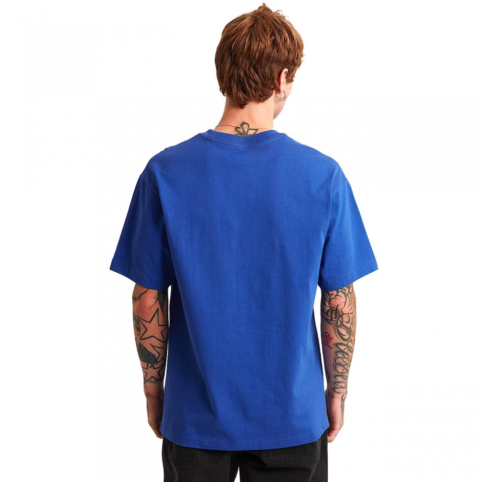 Men's T-Shirt Royal Blue - Vans Left Chest II Loose