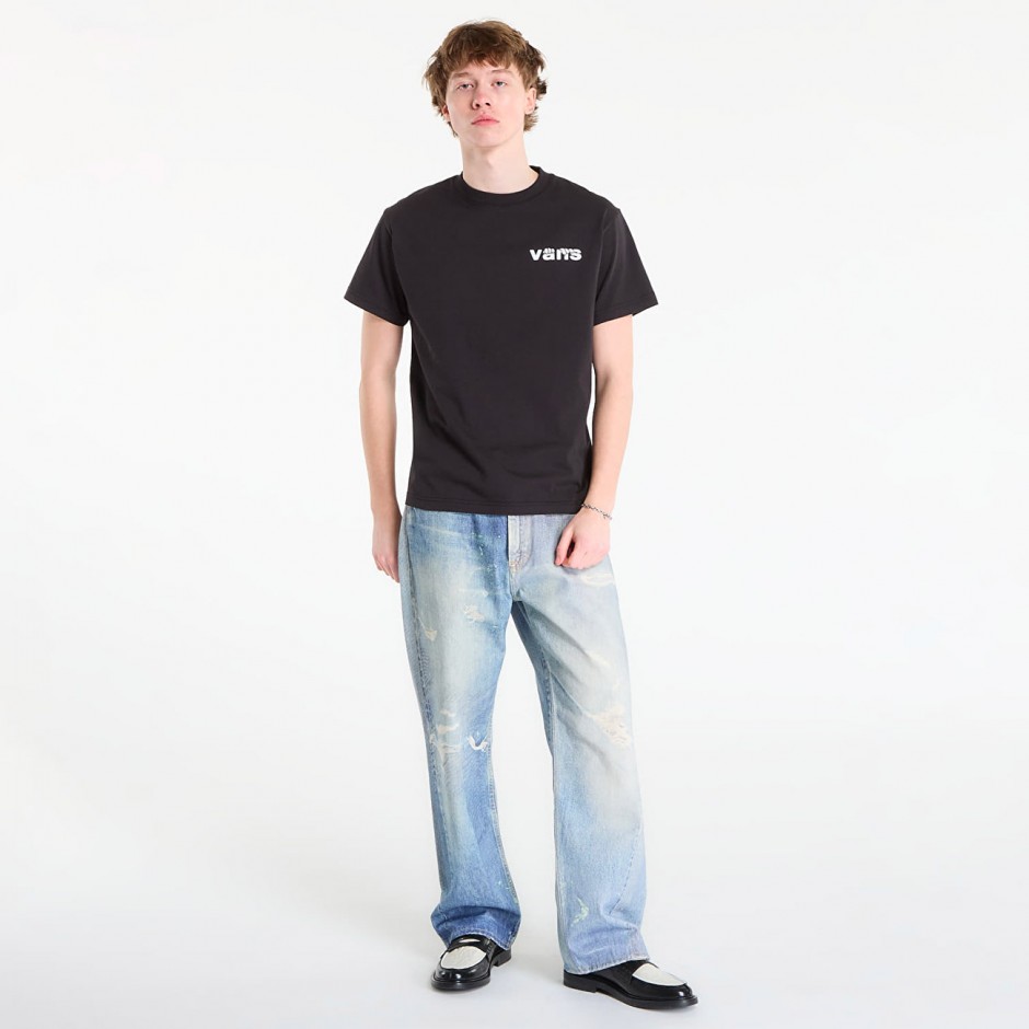 Men's T-Shirt Black - Vans Keyhole 