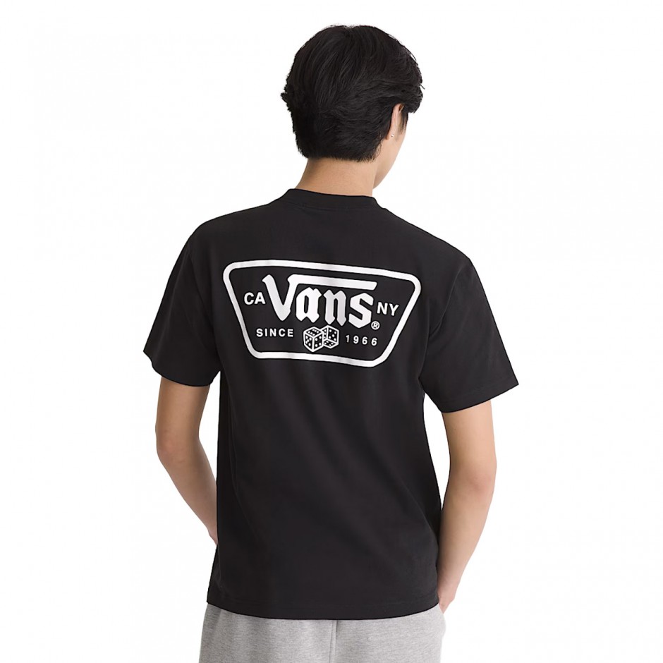 VANS KNU PATCH SS TEE VN000WU8BLK-BLK Black