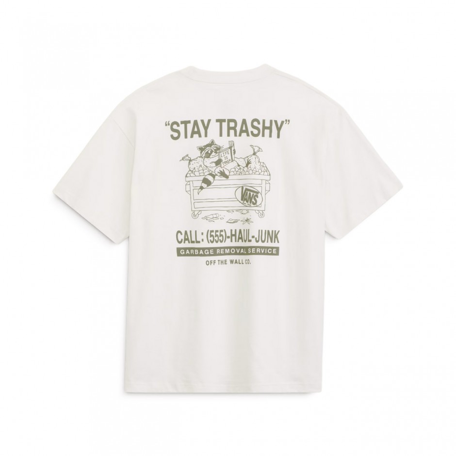 VANS TRASHY SS TEE VN000X1EFS8-FS8 Ecru