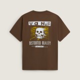 Ανδρικό T-Shirt Καφέ - Vans Distorted Reality Εικόνα 2