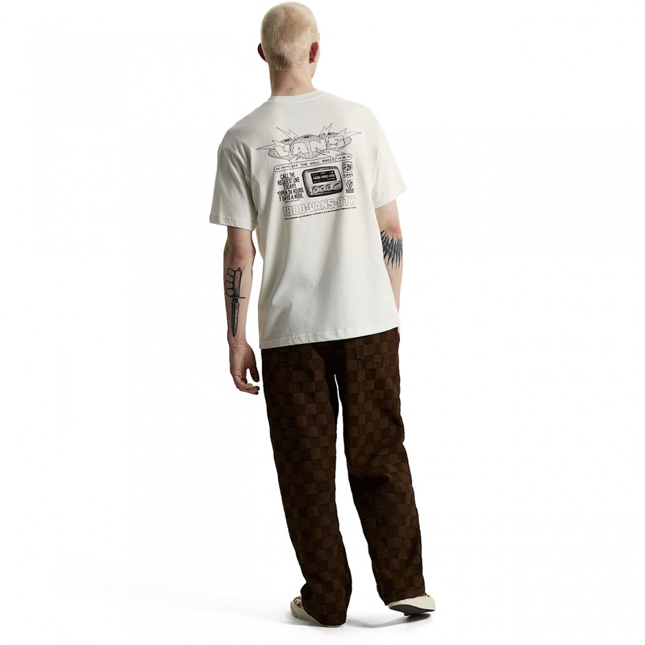 VANS VANS HOTLINE RADIO SS TEE VN0010FWFS8-FS8 Εκρού