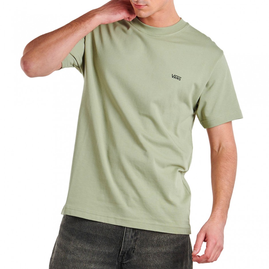 Ανδρικό T-Shirt Χακί - Vans Left Chest Logo