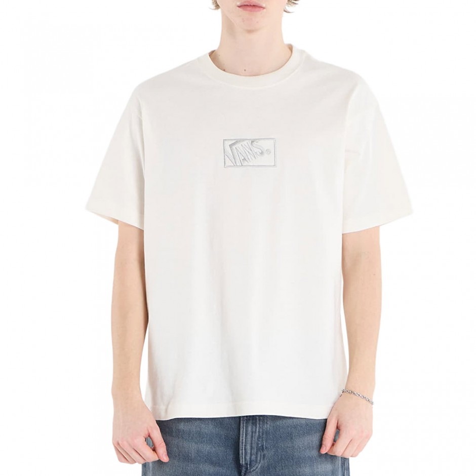 Ανδρικό T-Shirt Εκρού - Vans Blocked Box Loose