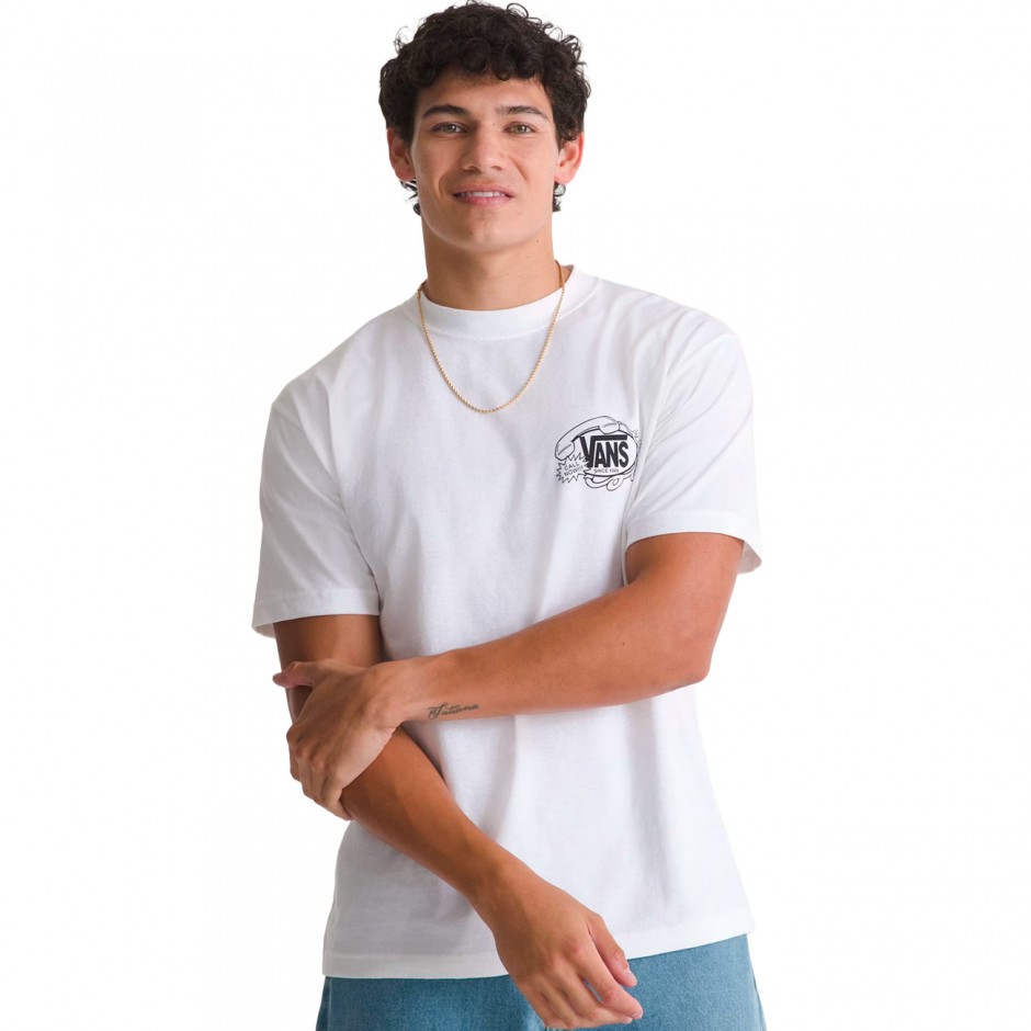 Ανδρικό T-Shirt Λευκό - Vans Hot Lines 