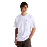 Ανδρικό T-Shirt Λευκό - Vans Left Chest Embroidered Logo Εικόνα 