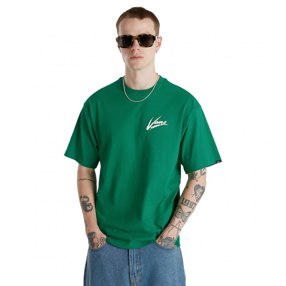 Ανδρικό T-Shirt Πράσινο - Vans Dettori