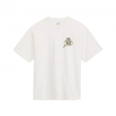 VANS TRASHY SS TEE VN000X1EFS8-FS8 Ecru