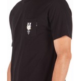 HUF CENTRAL PARK S/S POCKET TEE TS01093-BLACK Μαύρο Εικόνα 1