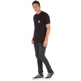 HUF CENTRAL PARK S/S POCKET TEE TS01093-BLACK Μαύρο Εικόνα 5