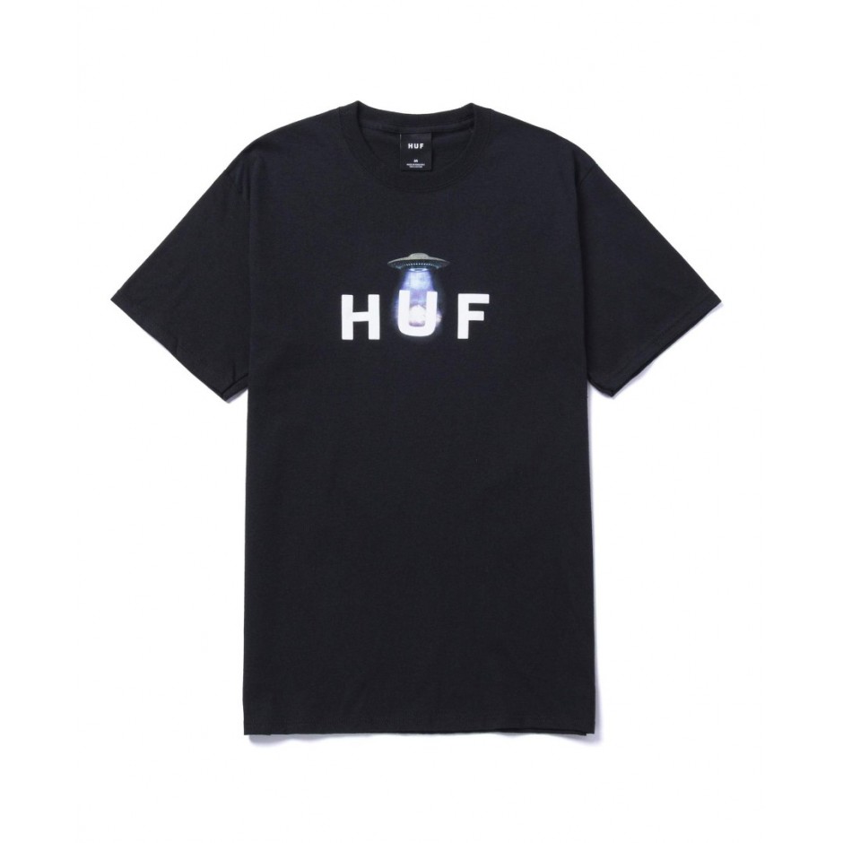HUF ABDUCTED S/S TEE TS01502-BLACK Μαύρο