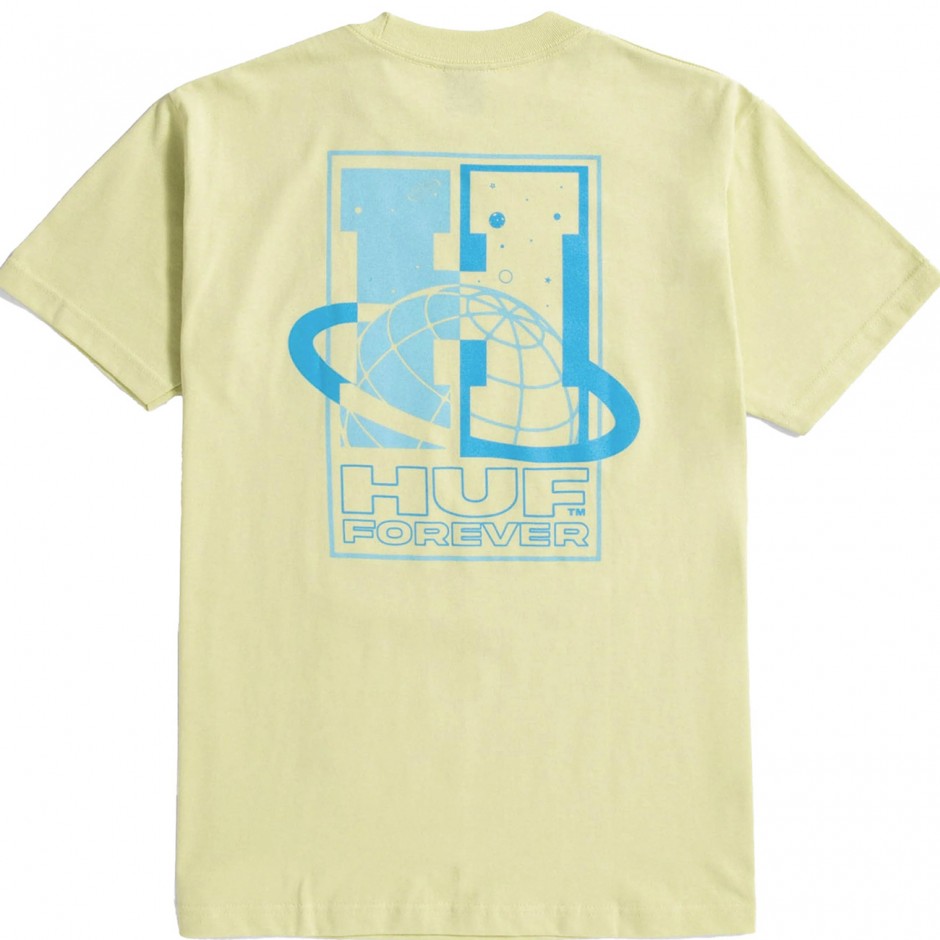 HUF GALAXYWIDE S/S TEE TS01968-LIME Lime