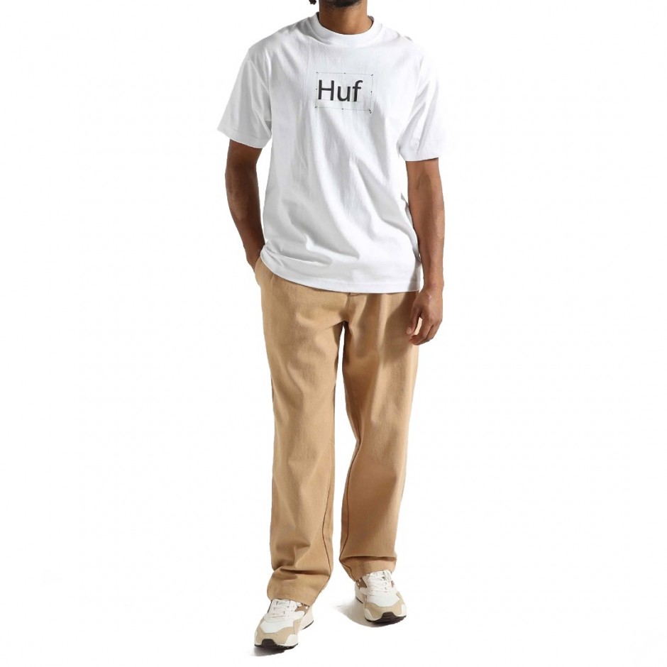 HUF DEADLINE S/S TEE TS02192-WHITE White