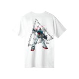 Ανδρικό T-Shirt Λευκό - Huf x Gundam Triple Triangle