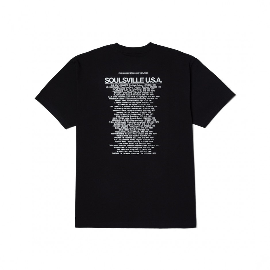Ανδρικό T-Shirt Μαύρο - HUF Soulsville