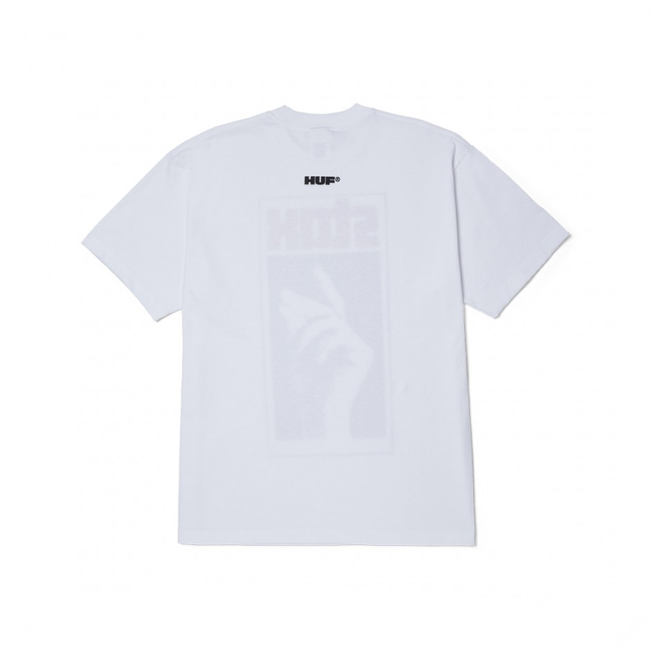 Ανδρικό T-Shirt Λευκό - HUF Stax Snap