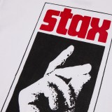 Ανδρικό T-Shirt Λευκό - HUF Stax Snap Εικόνα 1