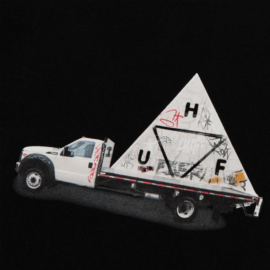 Ανδρικό T-Shirt Μαύρο - HUF High Clearance