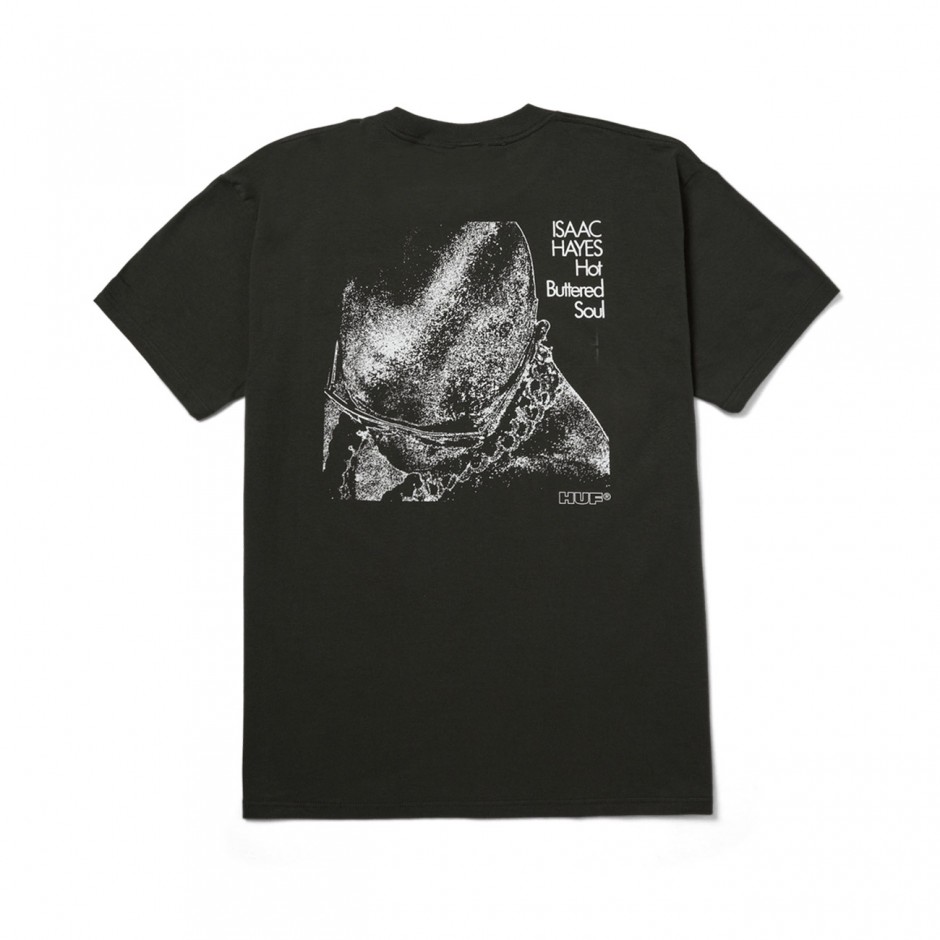 Ανδρικό T-Shirt Μαύρο - HUF x Isaac Hayes Hot Buttered