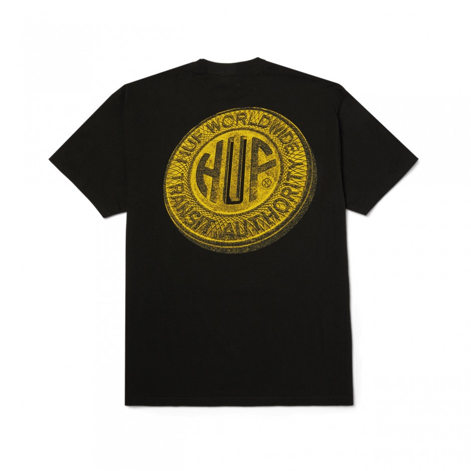 Ανδρικό T-Shirt Μαύρο - HUF Token