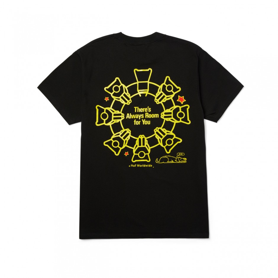 Men's T-Shirt Black - HUF Fantasies
