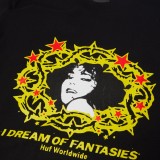 Men's T-Shirt Black - HUF Fantasies Image 1
