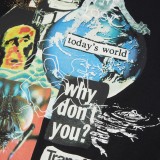 Ανδρικό T-Shirt Μαύρο - HUF Gimme The Loot Εικόνα 1