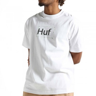 HUF DEADLINE S/S TEE TS02192-WHITE White