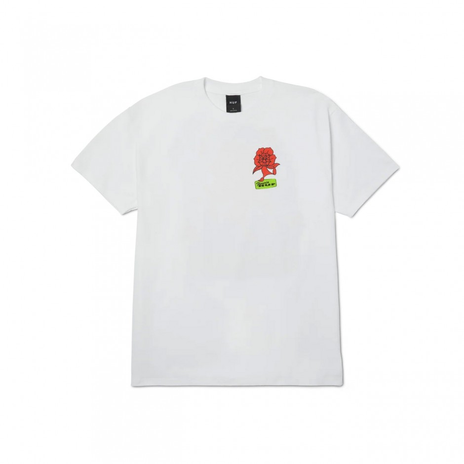Men's T-Shirt White - HUF Flower District