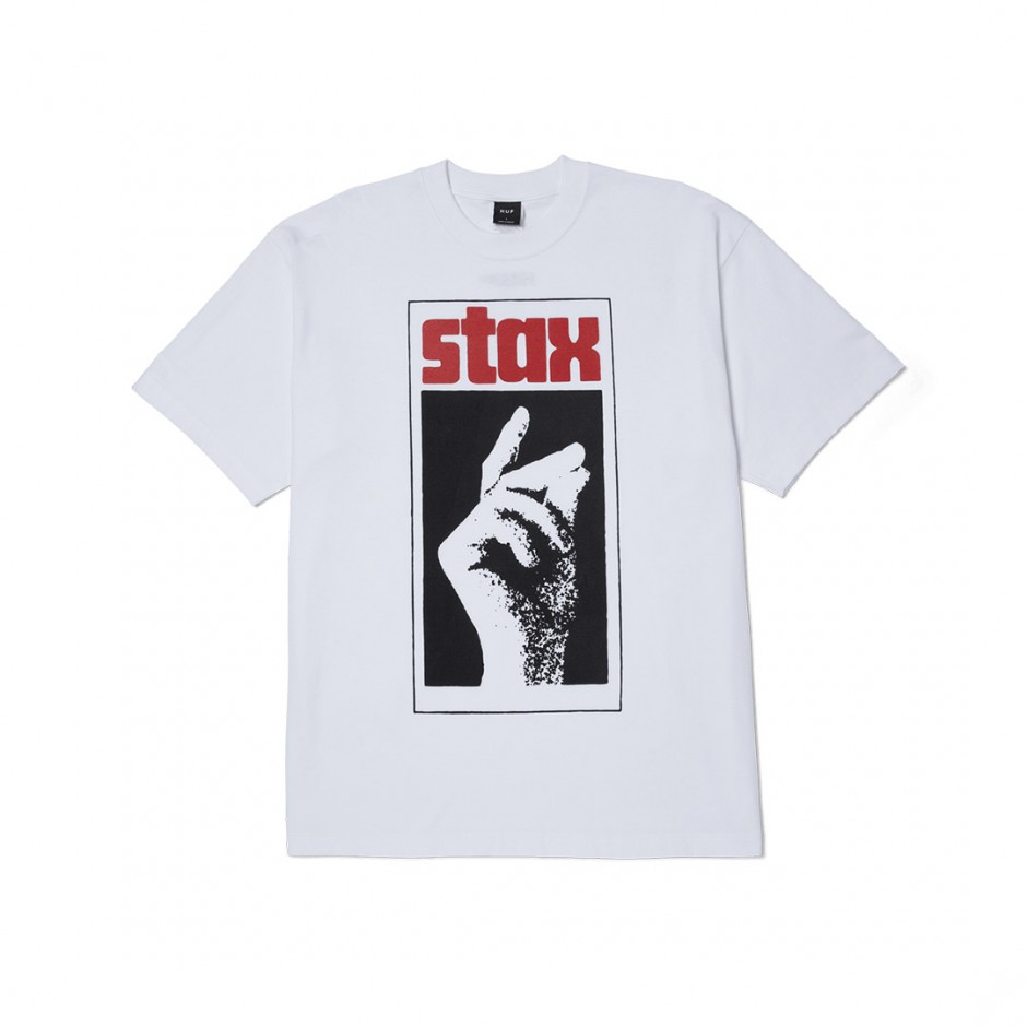 Ανδρικό T-Shirt Λευκό - HUF Stax Snap