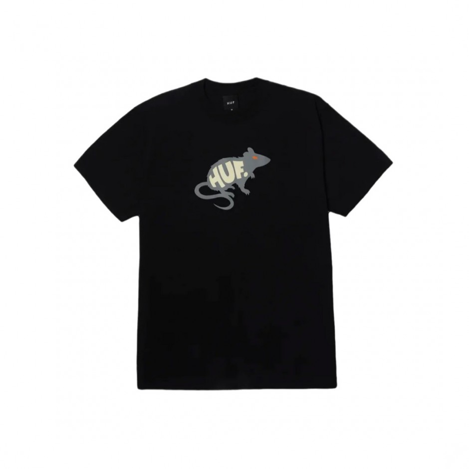 HUF MANS BEST FRIEND S/S TEE TS02183-BLACK Black