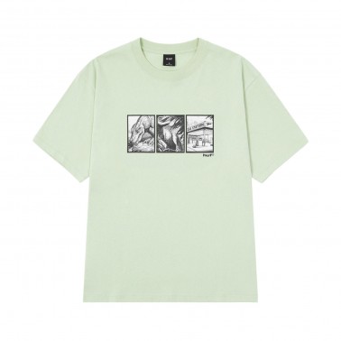 Ανδρικό T-Shirt Πράσινο - HUF Fossil Fuel