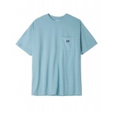 OBEY TIMELESS RECYCLED POCKET T-SHIRT 131080319-TUR Turquoise