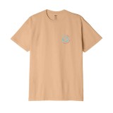 OBEY DOVE BARBED WIRE ORGANIC TEE 163003432-PPS Orange