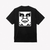 Obey Bold Icon Heavyweight Μαύρο - Ανδρικό T-Shirt