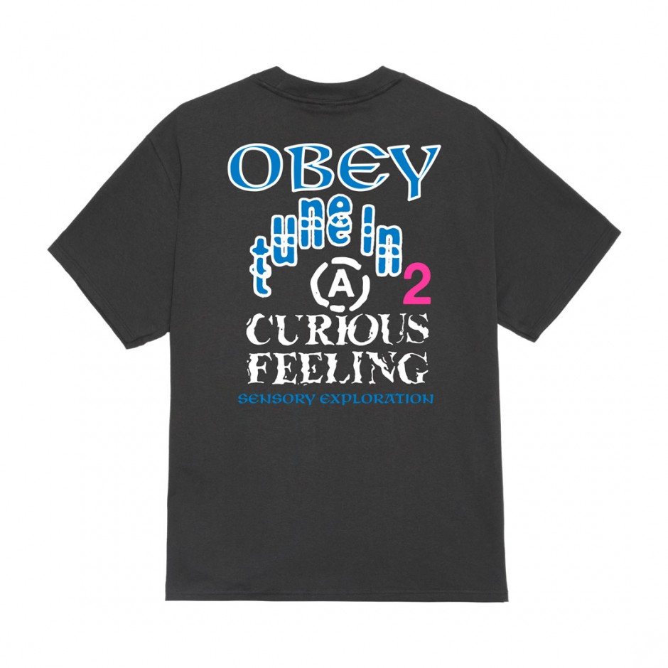 OBEY SENSORY EXPLORATION TEE 165264084-VBL Black