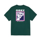 Ανδρικό T-Shirt Πράσινο - Obey We See You Εικόνα 0