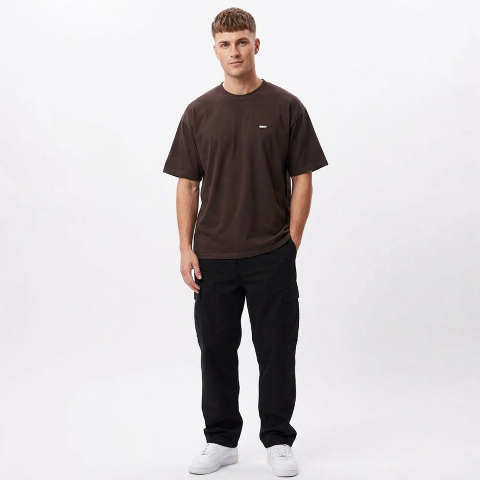 OBEY VISUAL STUDIES TEE 165264136-JVA Brown