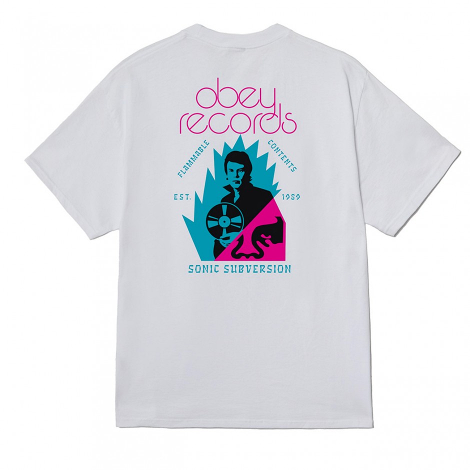 OBEY SONIC SUBVERSION TEE 165264141-WHT White